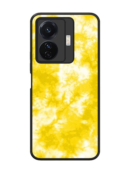 Golden Tie-Dye Twirl Glossy Soft Edge Case for Vivo T1 Pro (5G) Chachhi