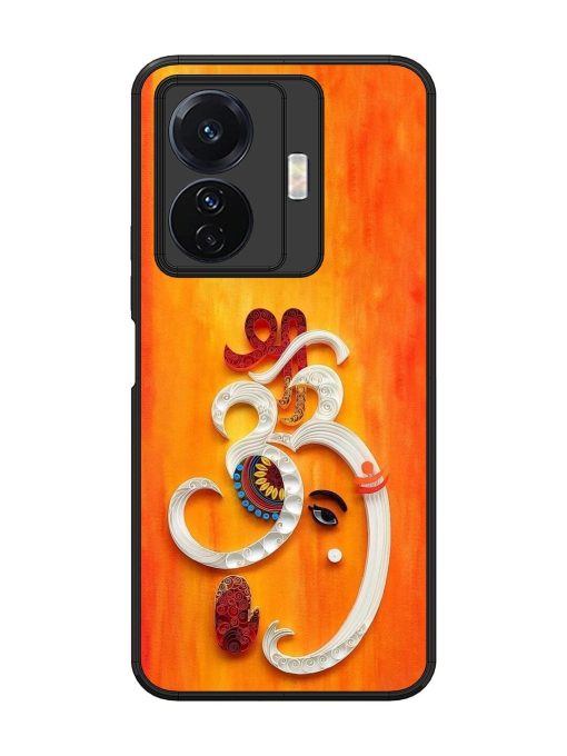 Ganesha In Quilling Art Glossy Soft Edge Case for Vivo T1 Pro (5G) Chachhi