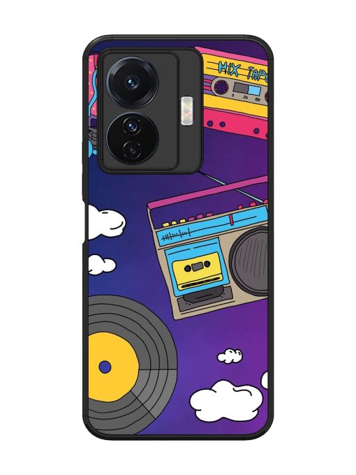 Retro Vibes Glossy Soft Edge Case for Vivo T1 Pro (5G) Chachhi