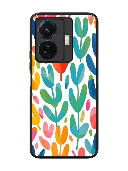 Rainbow Of Blooms Glossy Soft Edge Case for Vivo T1 Pro (5G) Chachhi