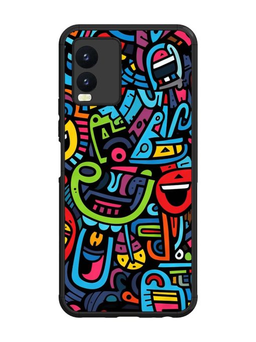 Doodlephoria Glossy Soft Edge Case for Vivo T1X Chachhi