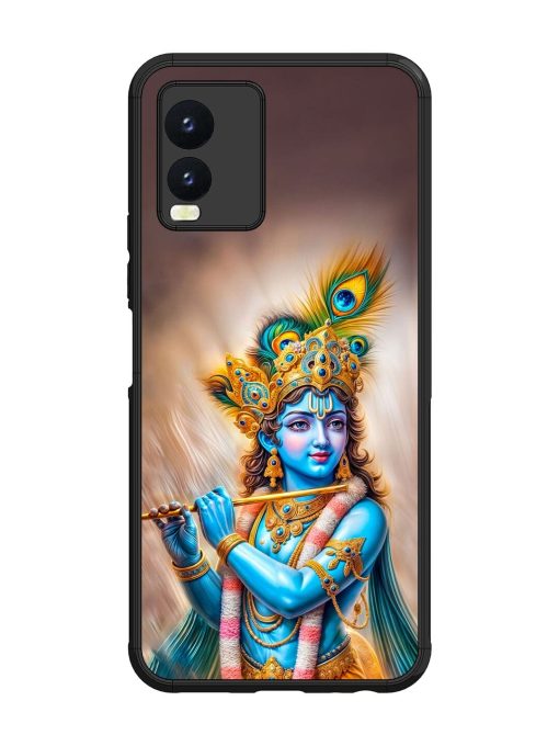 Divine Krishna Glossy Soft Edge Case for Vivo T1X Chachhi