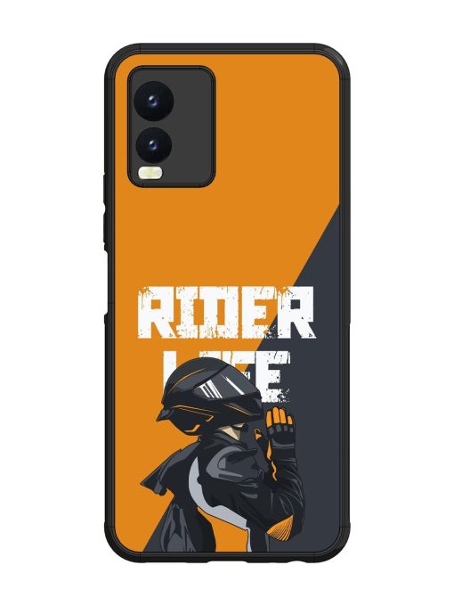 Ride Never Ends Glossy Soft Edge Case for Vivo T1X Chachhi