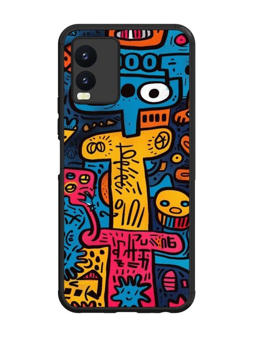 Doodletopia Glossy Soft Edge Case for Vivo T1X Chachhi