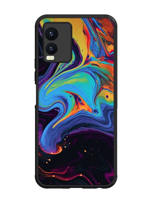 Liquid Dreamscape Glossy Soft Edge Case for Vivo T1X Chachhi