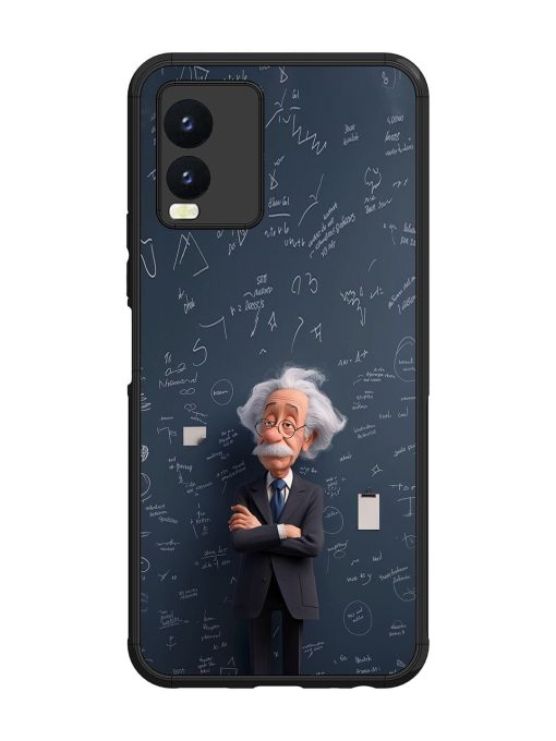 Albert Einstein Glossy Soft Edge Case for Vivo T1X Chachhi