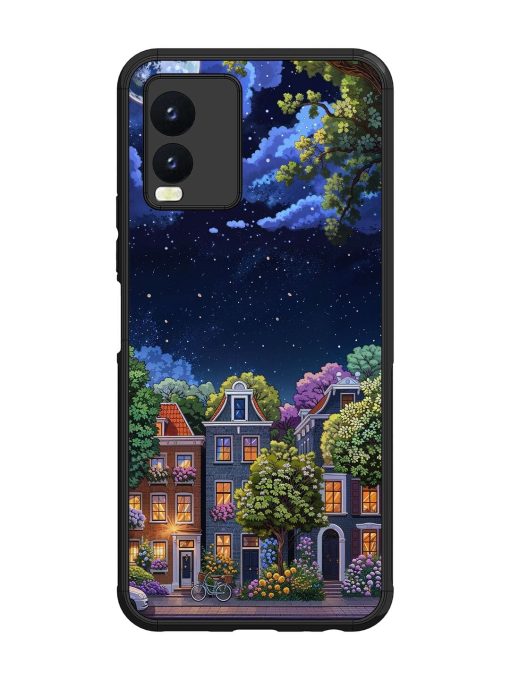 Moonlit Streets Glossy Soft Edge Case for Vivo T1X Chachhi