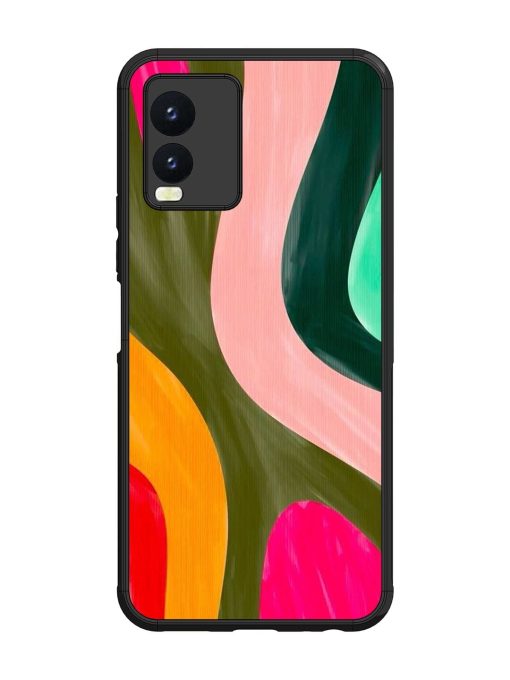 Wavy Wonder Glossy Soft Edge Case for Vivo T1X Chachhi