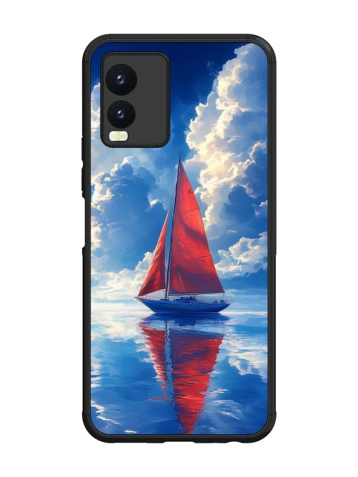 Crimson Sails Glossy Soft Edge Case for Vivo T1X Chachhi