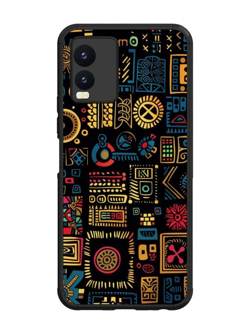 Tribal Tapestry Glossy Soft Edge Case for Vivo T1X Chachhi