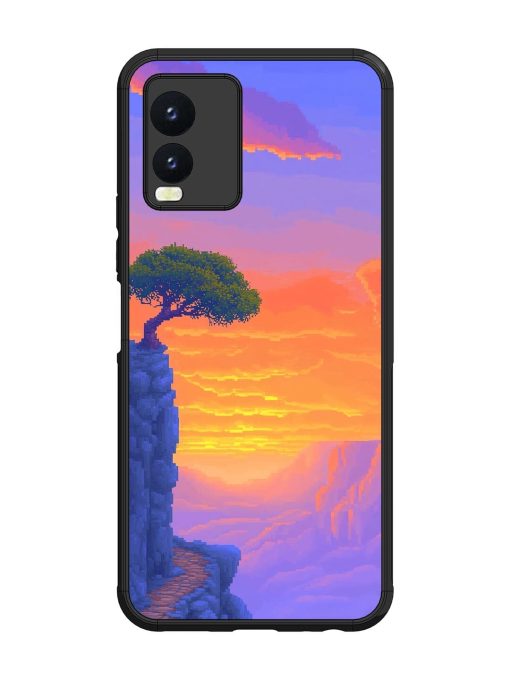 Cliffside Solitude Glossy Soft Edge Case for Vivo T1X Chachhi