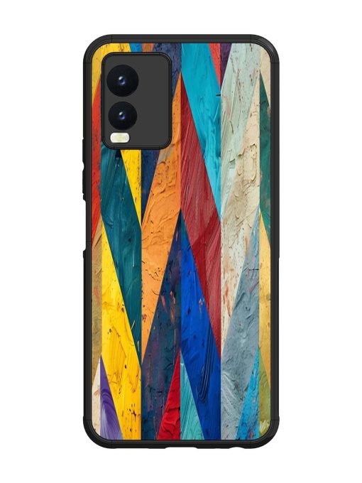 Abstract Tapestry Glossy Soft Edge Case for Vivo T1X Chachhi