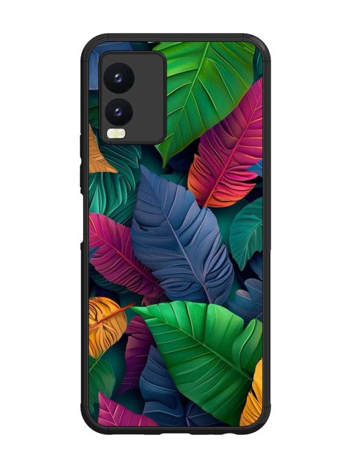 Tropical Tapestry Glossy Soft Edge Case for Vivo T1X