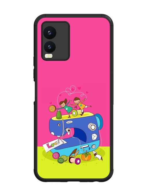 Sew Cute Glossy Soft Edge Case for Vivo T1X Chachhi