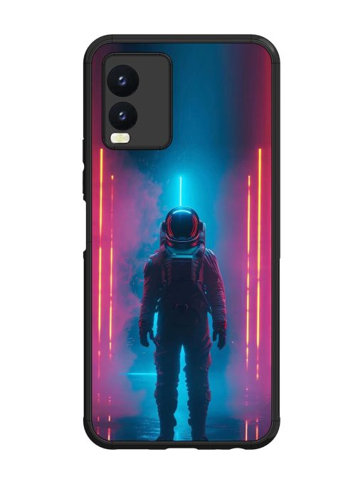 Neon Astronaut Glossy Soft Edge Case for Vivo T1X Chachhi