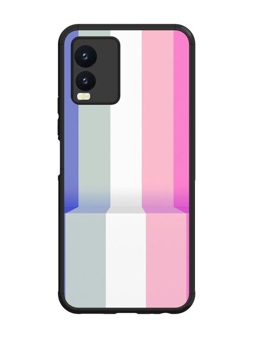 Pastel Palette Glossy Soft Edge Case for Vivo T1X Chachhi