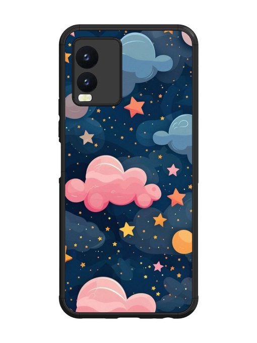 Twinkling Dreams Glossy Soft Edge Case for Vivo T1X Chachhi