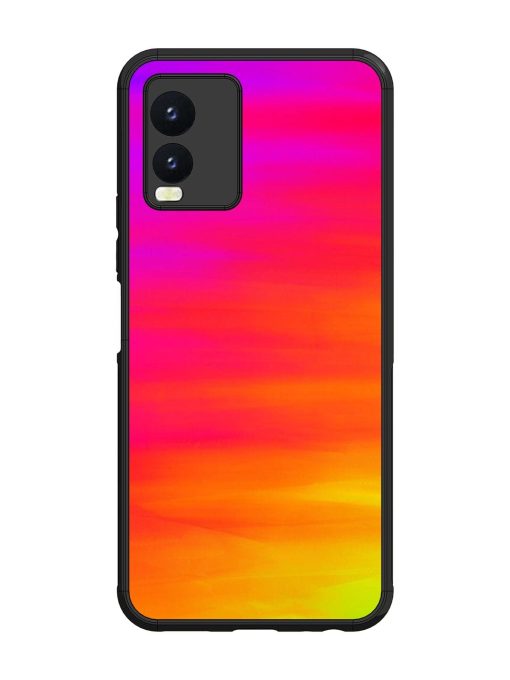 Neon Horizon Glossy Soft Edge Case for Vivo T1X Chachhi