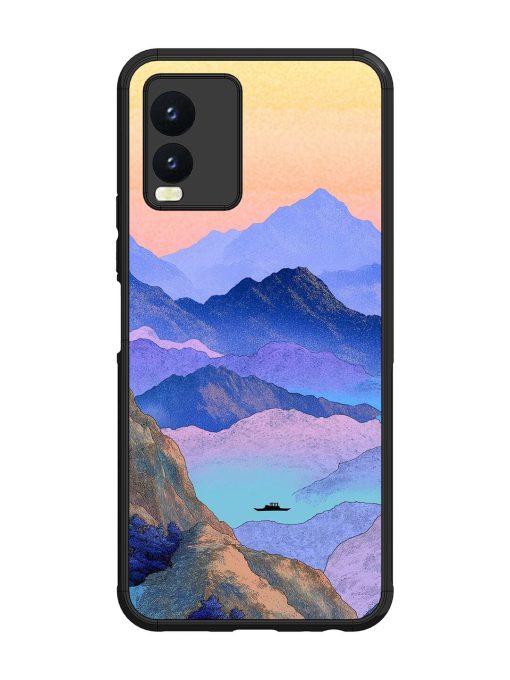 Mountain Mist Glossy Soft Edge Case for Vivo T1X Chachhi