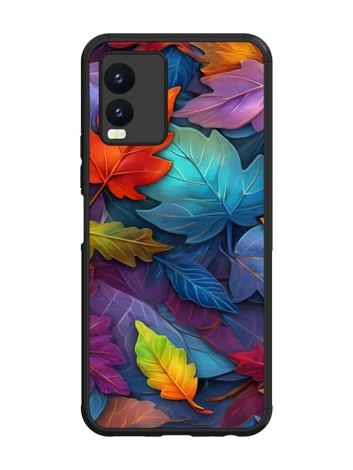 Autumn'S Embrace Glossy Soft Edge Case for Vivo T1X Chachhi