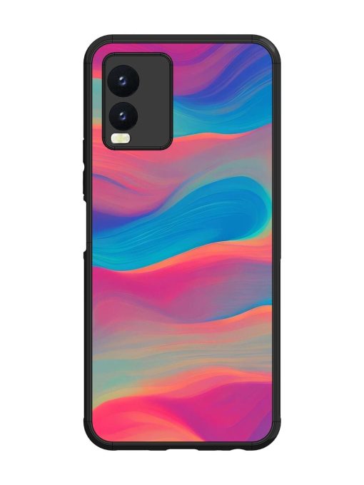 Wavy Wonder Glossy Soft Edge Case for Vivo T1X Chachhi