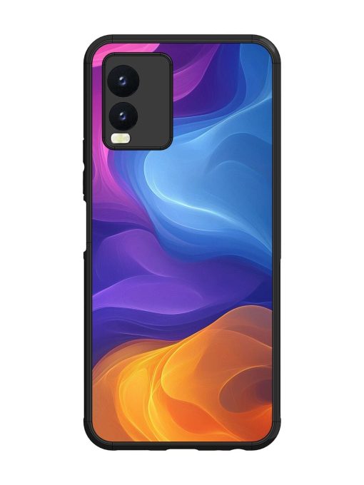 Cosmic Currents Glossy Soft Edge Case for Vivo T1X Chachhi