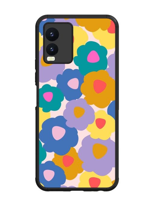 Flower Power Glossy Soft Edge Case for Vivo T1X Chachhi