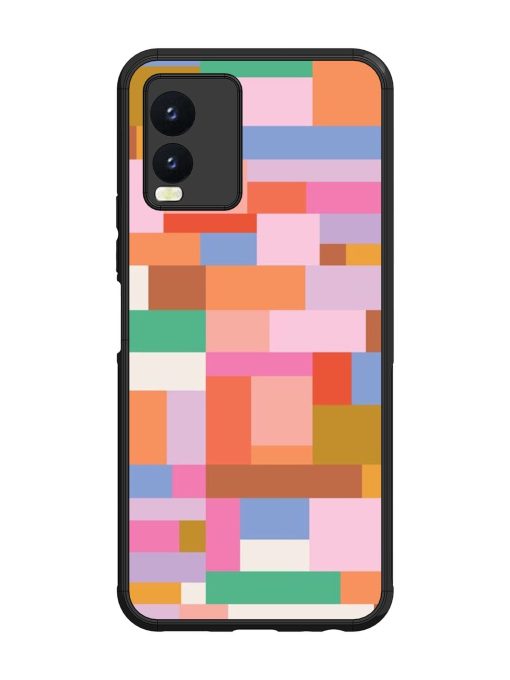 Colorful Chaos Glossy Soft Edge Case for Vivo T1X Chachhi