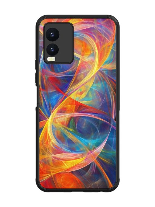 Cosmic Currents Glossy Soft Edge Case for Vivo T1X Chachhi