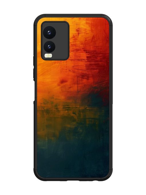 Golden Hour Canvas Glossy Soft Edge Case for Vivo T1X Chachhi