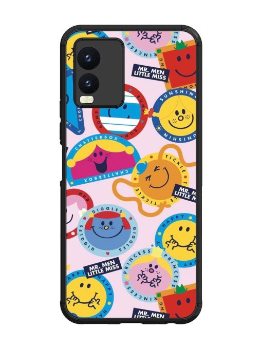 Whimsical Mr. Men & Little Miss Glossy Soft Edge Case for Vivo T1X Chachhi