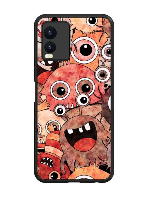 Monster Mash Glossy Soft Edge Case for Vivo T1X Chachhi