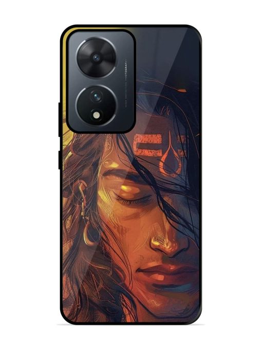 Tranquil Shiva Glossy Soft Edge Case for Vivo T2 (5G) Chachhi