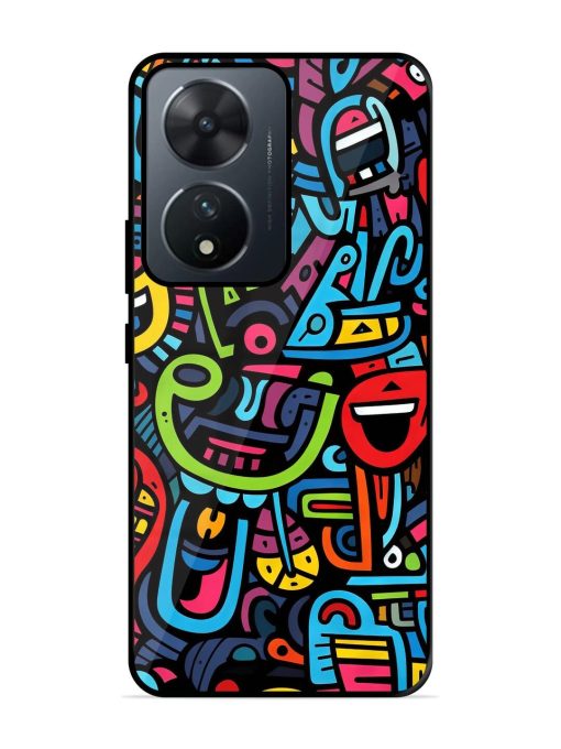 Doodlephoria Glossy Soft Edge Case for Vivo T2 (5G) Chachhi