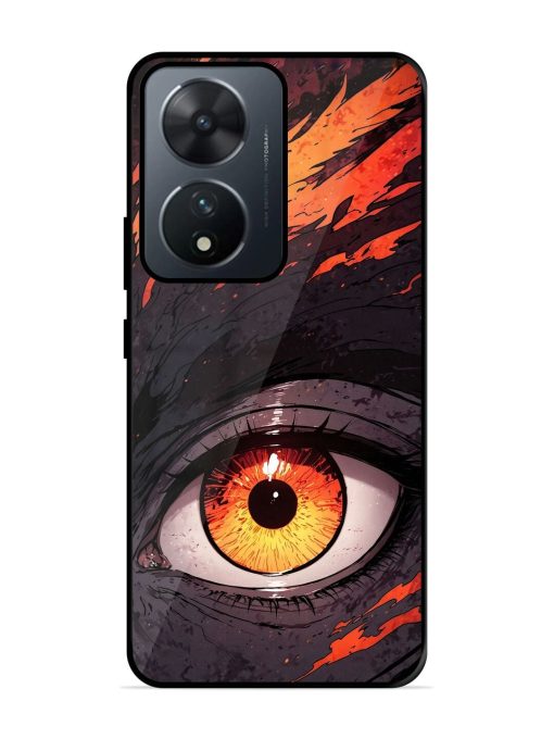 Inferno Gaze Glossy Soft Edge Case for Vivo T2 (5G) Chachhi