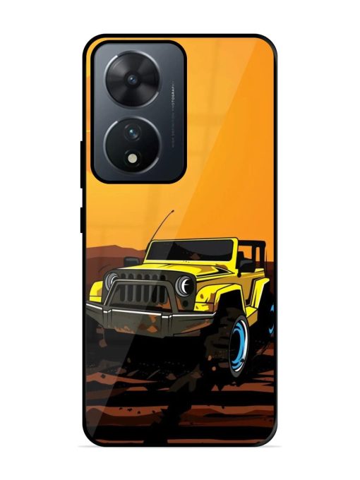 Sunset Cruise Glossy Soft Edge Case for Vivo T2 (5G) Chachhi