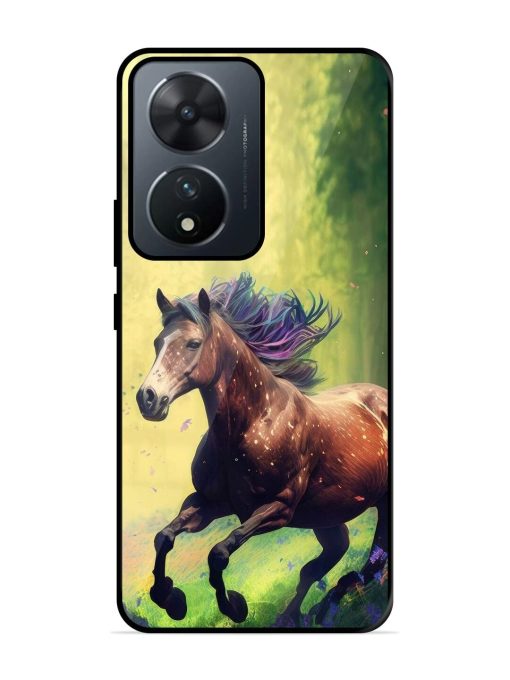 Enchanted Gallop Glossy Soft Edge Case for Vivo T2 (5G) Chachhi