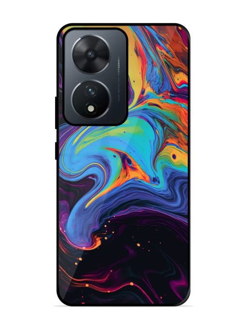 Liquid Dreamscape Glossy Soft Edge Case for Vivo T2 (5G) Chachhi