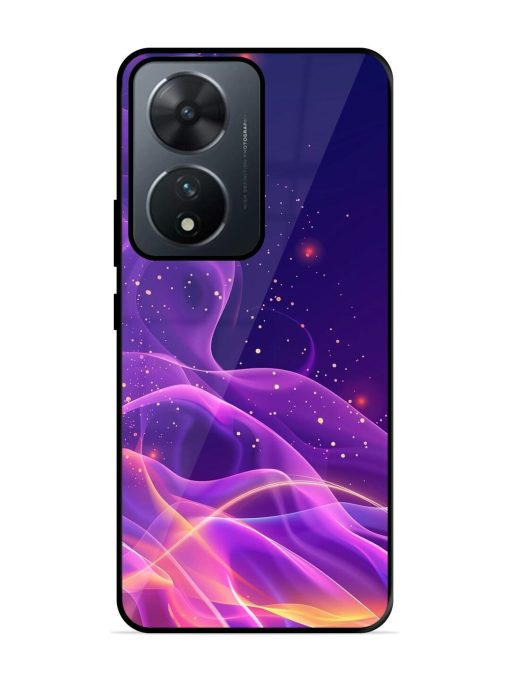 Cosmic Currents Glossy Soft Edge Case for Vivo T2 (5G) Chachhi