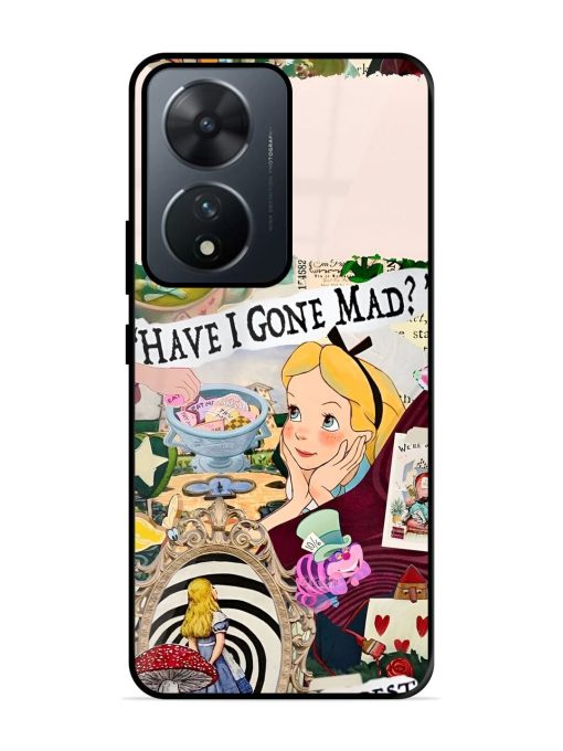 Mad Hatter'S Collage Glossy Soft Edge Case for Vivo T2 (5G) Chachhi