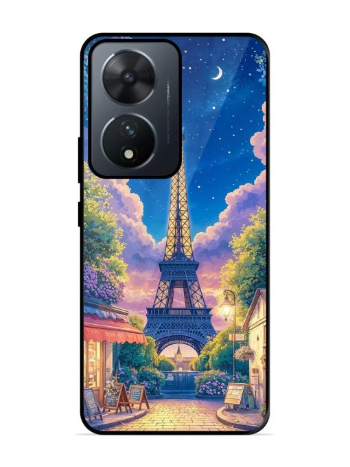 Twilight In Paris Glossy Soft Edge Case for Vivo T2 (5G) Chachhi