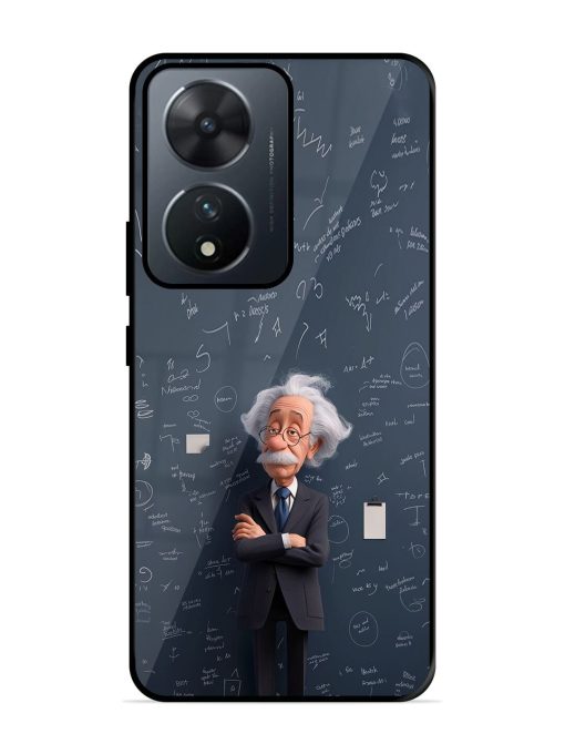 Albert Einstein Glossy Soft Edge Case for Vivo T2 (5G) Chachhi