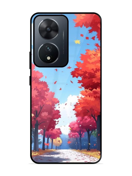 Autumn'S Embrace Glossy Soft Edge Case for Vivo T2 (5G) Chachhi