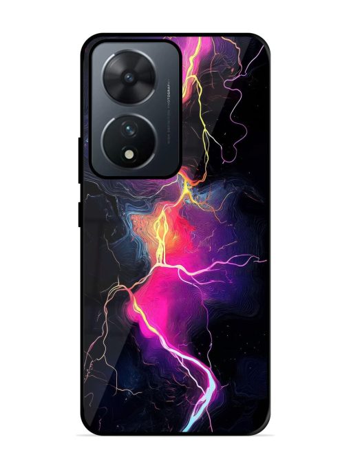 Electric Dreams Glossy Soft Edge Case for Vivo T2 (5G) Chachhi