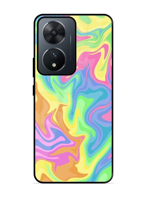 Whimsical Swirl Glossy Soft Edge Case for Vivo T2 (5G) Chachhi