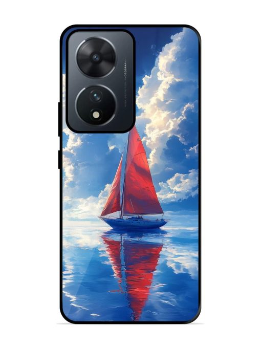 Crimson Sails Glossy Soft Edge Case for Vivo T2 (5G) Chachhi