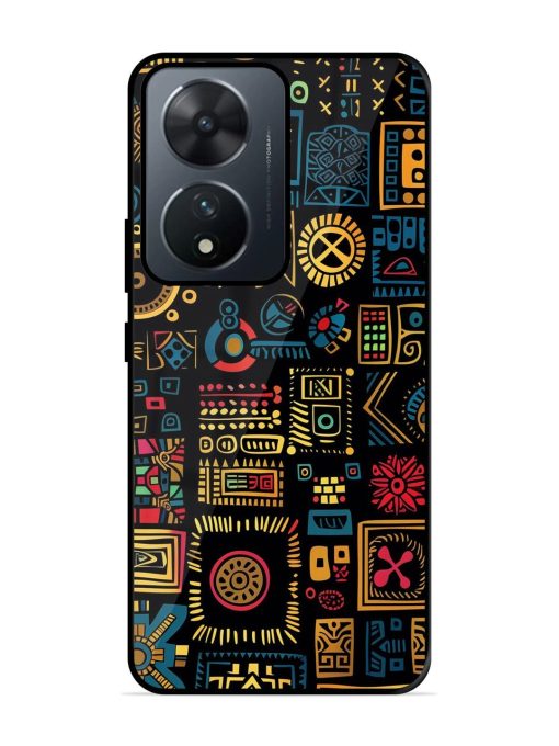 Tribal Tapestry Glossy Soft Edge Case for Vivo T2 (5G) Chachhi