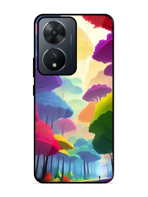 Rainbow Road Glossy Soft Edge Case for Vivo T2 (5G) Chachhi