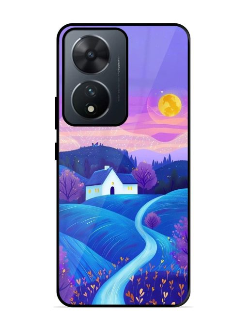 Moonlit Meadow Glossy Soft Edge Case for Vivo T2 (5G) Chachhi