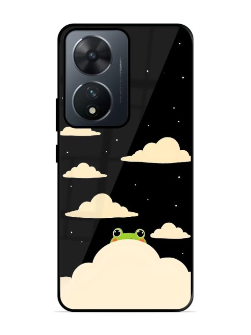 Froggy Night Sky Glossy Soft Edge Case for Vivo T2 (5G) Chachhi